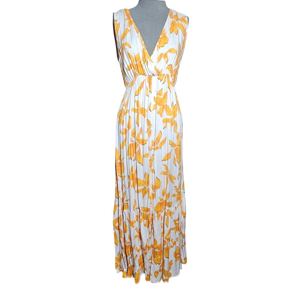 Sleeveless V Neck Maxi Dress Size Small